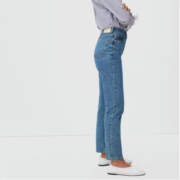 Everlane 90s Cheeky Jean Medium Blue - 23 Ankle - Picture 6 of 6
